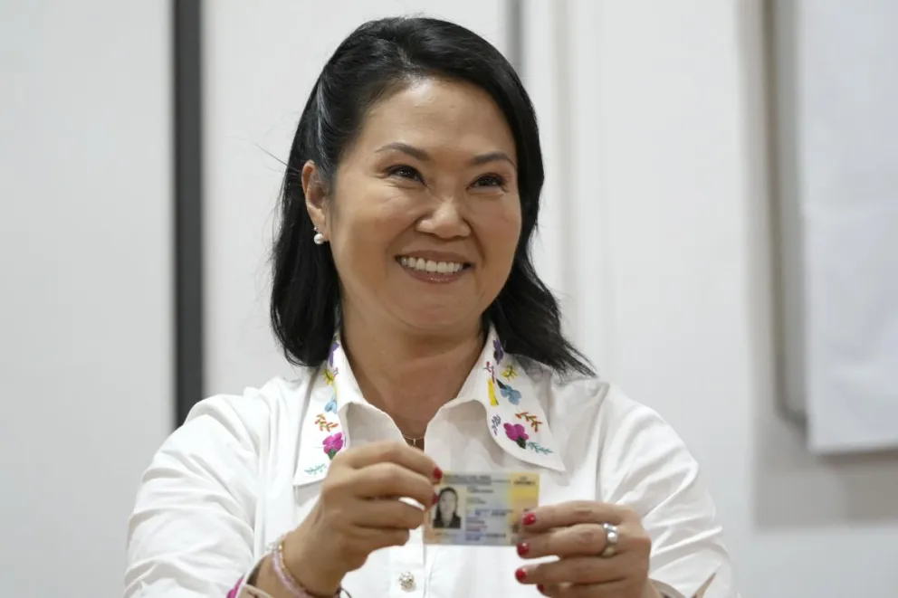 Fotografía de archivo del 7 de junio de 2026 de Keiko Fujimori en Lima (Perú). EFE