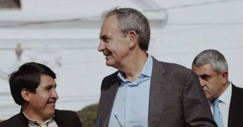 El expresidente del Gobierno Español, José Luis Rodríguez Zapatero, visitó Sucre en septiembre de 2024. Foto: Correo del Sur