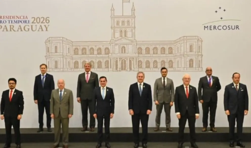Reunión de canciller en Asunción. Foto: Mercosur