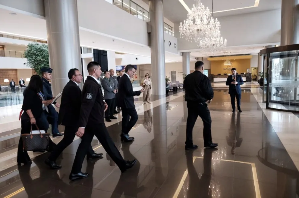 El presidente Rodrigo Paz durante su visita a Paraguay. Foto: Prensa Oficina del Presidente
: 