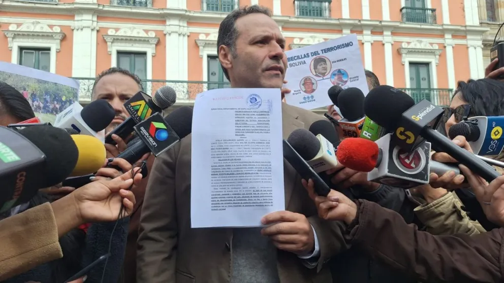 Agustín Zambrana, vicepresidente de los cívicos de Santa Cruz. Foto: Visión 360 