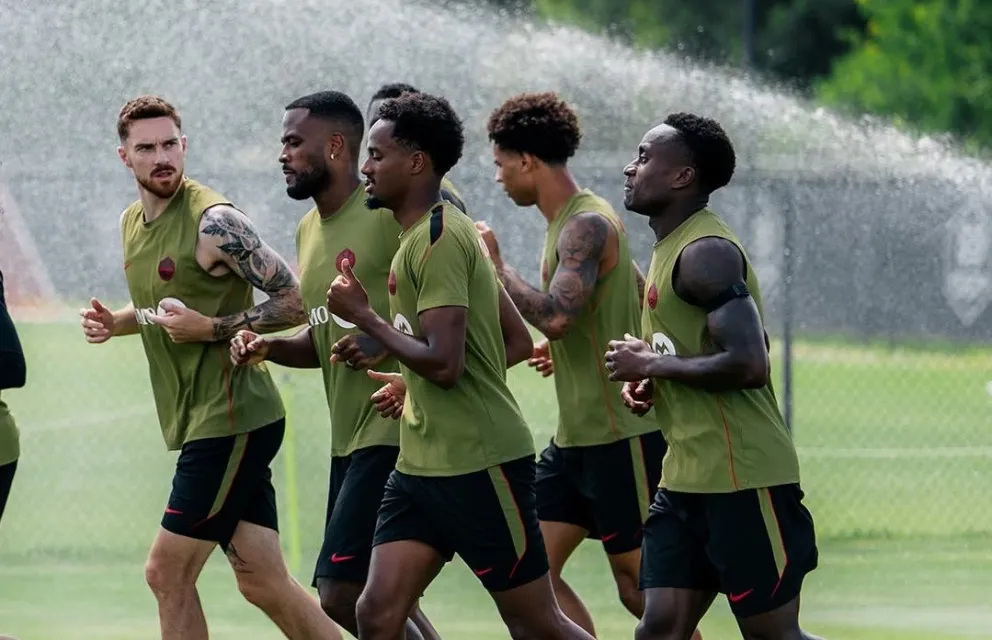 Los canadienses durante su práctica. Foto: Selección de Canadá.