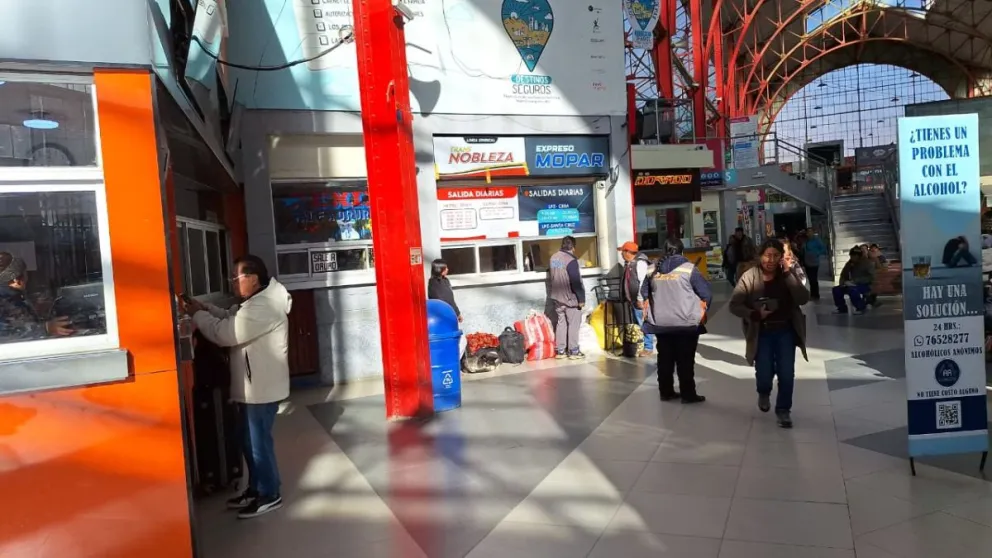 La Terminal de Buses de La Paz. Foto: Visión 360 