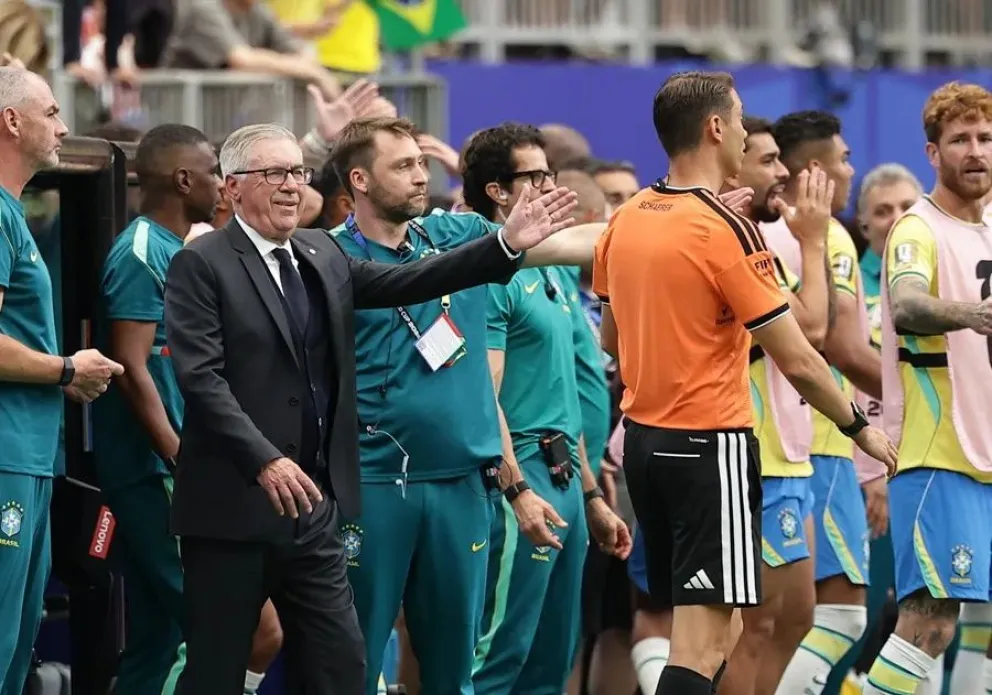 El DT italiano durante un encuentro del Mundial 2026. Foto: EFE.