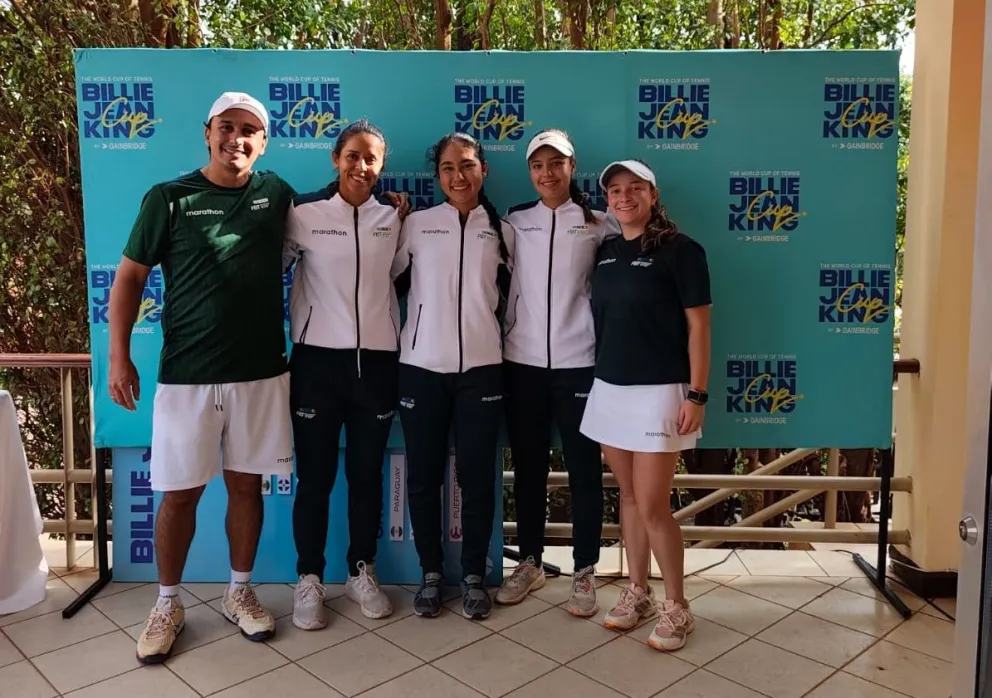 El equipo nacional que juega en Paraguay. Foto: FBT.
