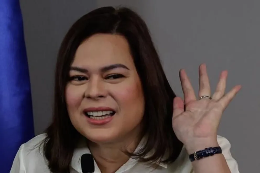 Fotografía de archivo, tomada en febrero de 2025, donde aparece la vicepresidenta de Filipinas, Sara Duterte. Foto: EFE