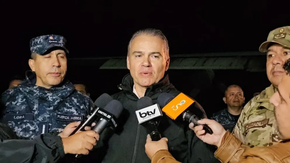 El ministro de Defensa, Ernesto Justiniano. Foto Ministerio de Defensa