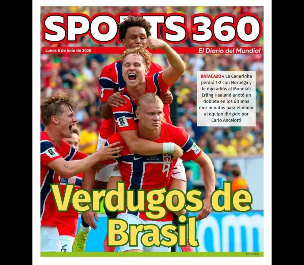 El festejo de Haaland y sus compañeros de equipo. Foto: FIFA