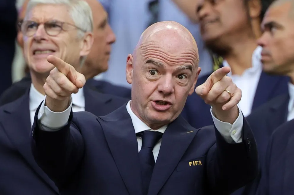 El presidente de la FIFA, Gianni Infantino. Foto: EFE.
