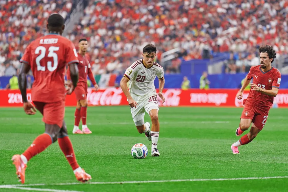 El equipo español que empezó jugando contra Austria por dieciseisavos de final. Foto: EFE
