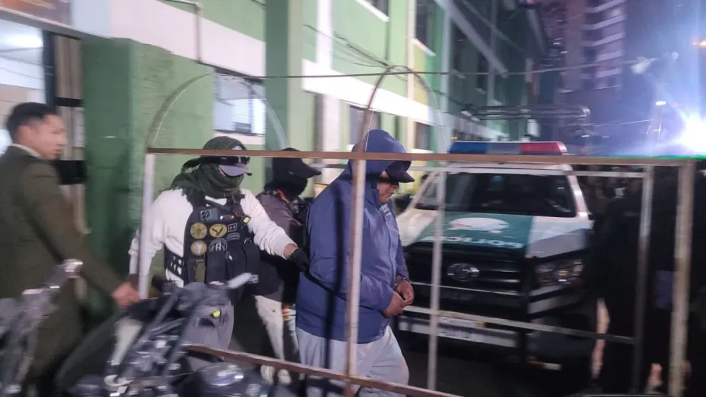 El máximo dirigente de la Federación Túpac Katari, Vicente Salazar, fue remitido al penal de Chonchocoro. Foto: Aracely Rondón / Visión 360