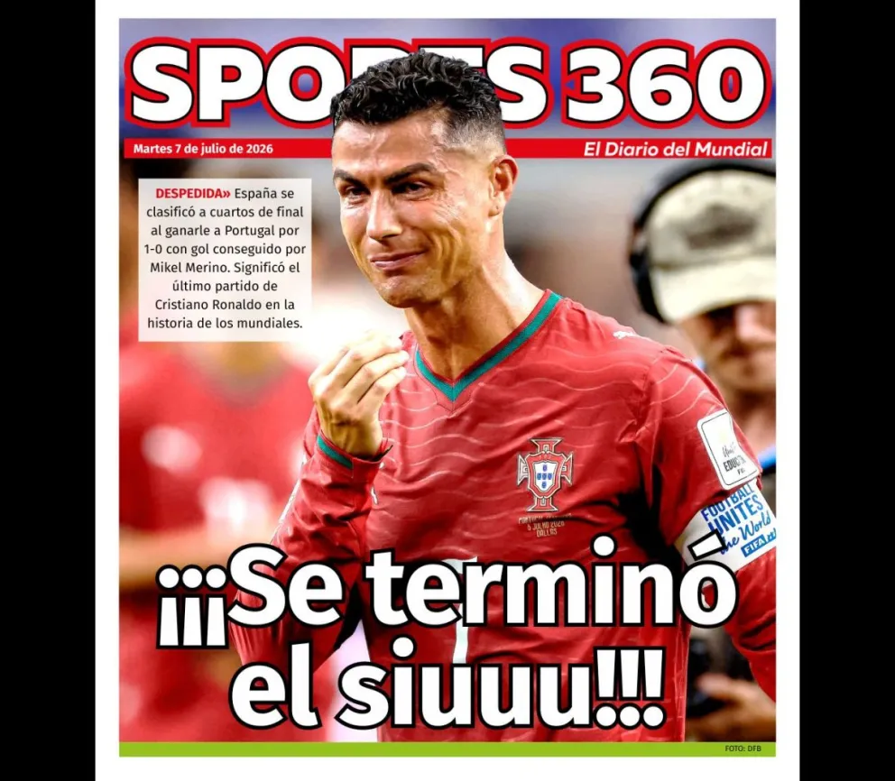 Portugal quedó eliminado del Mundial y CR7 estuvo en su último encuentro mundialista. Foto: x-CR7