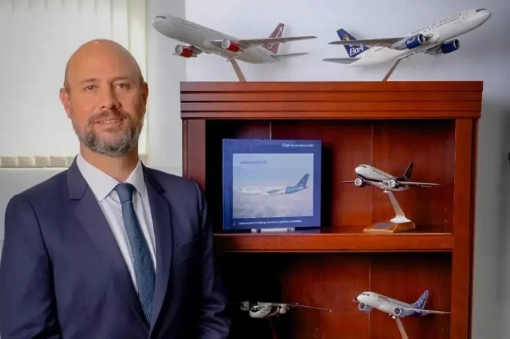 Eduardo Valdivia, gerente de BOA. Foto: https://www.aviacionnews.com/