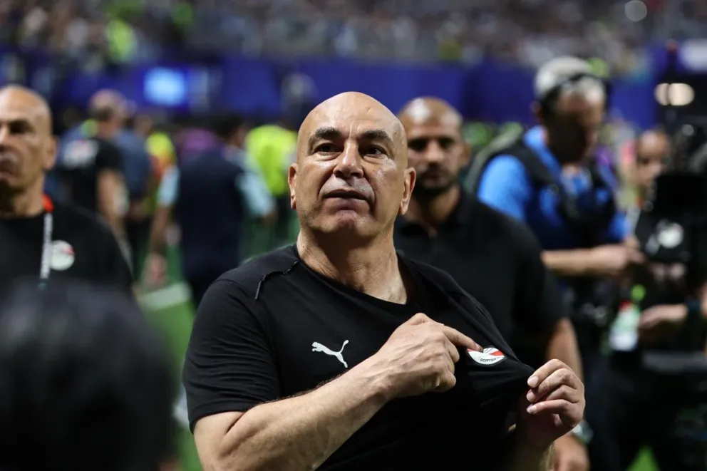 Hossam Hassan,seleccionador de Egipto tuvo quejas luego de la derrota. Foto: EFE