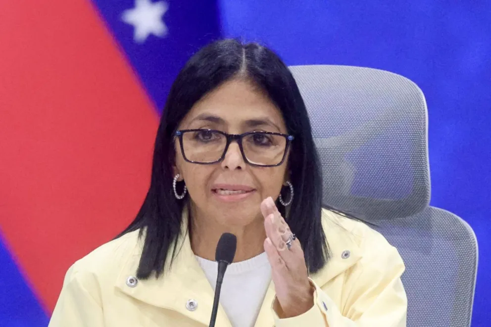 La presidenta encargada de Venezuela, Delcy Rodríguez, en una fotografía de archivo. EFE