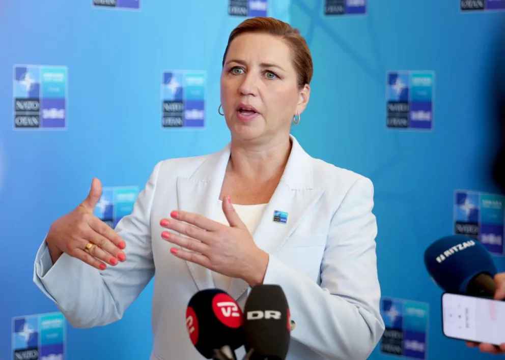 a primer ministra danesa, Mette Frederiksen. Foto: EFE