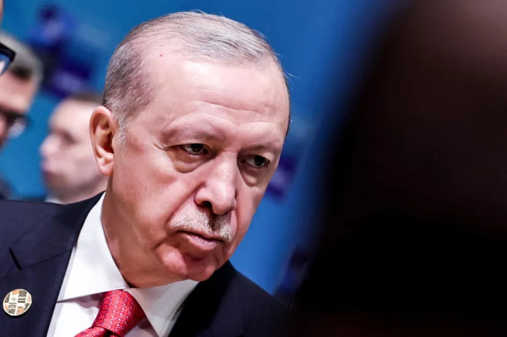 El presidente turco Recep Tayyip Erdogan durante la cumbre de la OTAN 2026 en Ankara, Turquía, el 08 de julio de 2026. Foto: EFE 