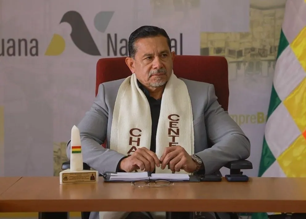 El presidente de la Aduana Nacional, Alberto Samuel Soto, sufrió una crisis de asma. Foto: Aduana Nacional