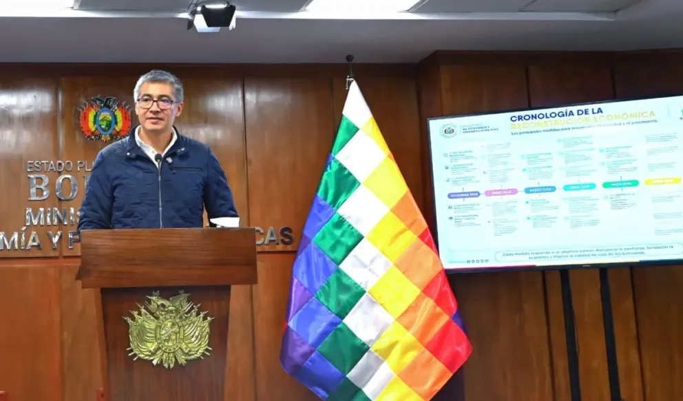 El ministro de Economía, Gabriel Espinoza. Foto: RRSS de su despacho