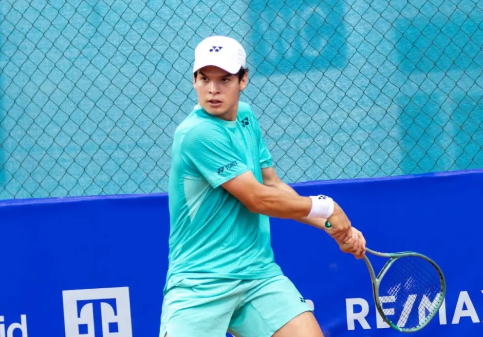 Prado, durante su partido de la qualy. Foto: Croacia Open.