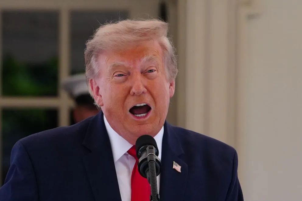 Fotografía del presidente estadounidense, Donald Trump. Foto: EFE