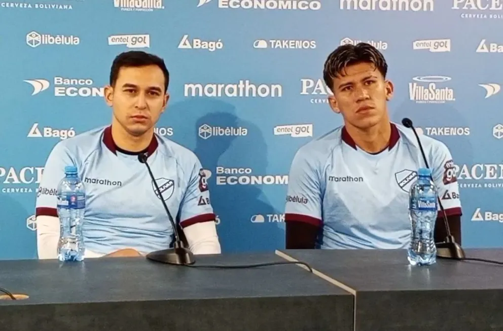 Miranda (izq.) y Zabala, durante su presentación en Ananta. Foto: Captura de pantalla.