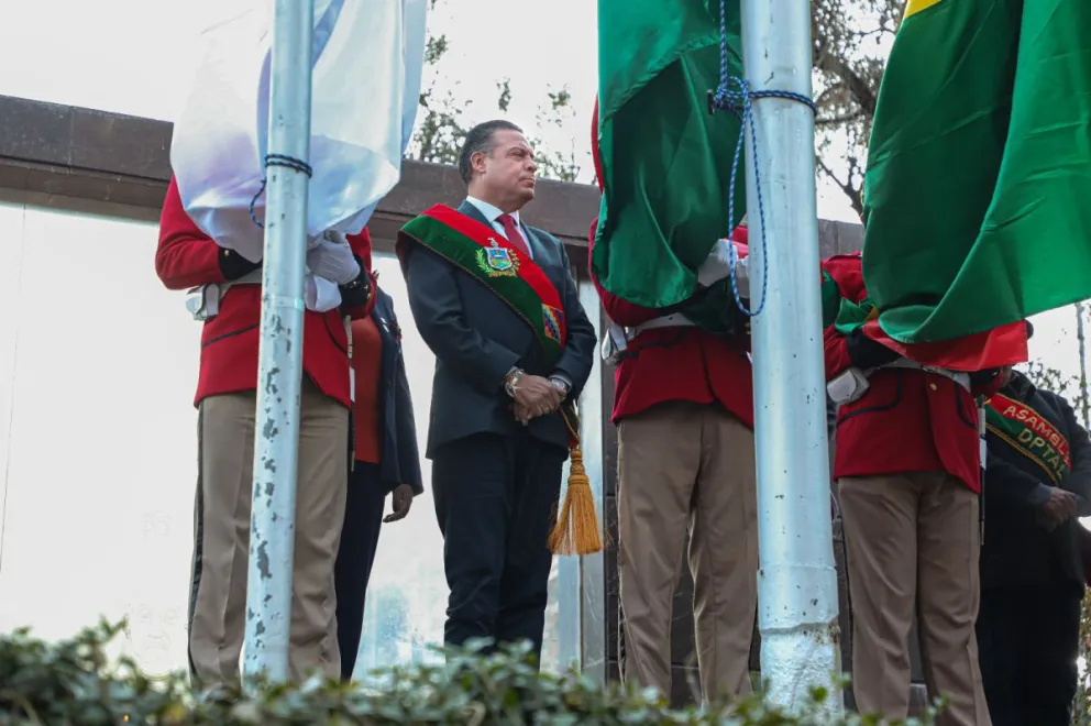 El gobernador Luis Revilla, la máxima autoridad de La Paz. Foto: Gobernación de La Paz