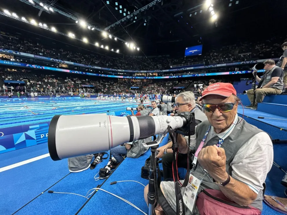 El fotoperiodista que retrató la histórica fotografía de 1986. Foto: EFE