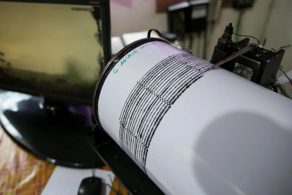 Un sismógrafo muestra la actividad de un terremoto, en una imagen de archivo. Foto: EFE/