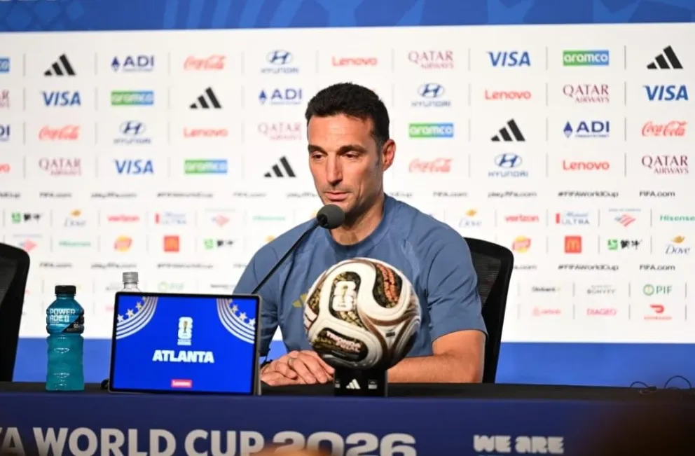 Lionel Scaloni, el director técnico de la selección argentina. Foto: EFE