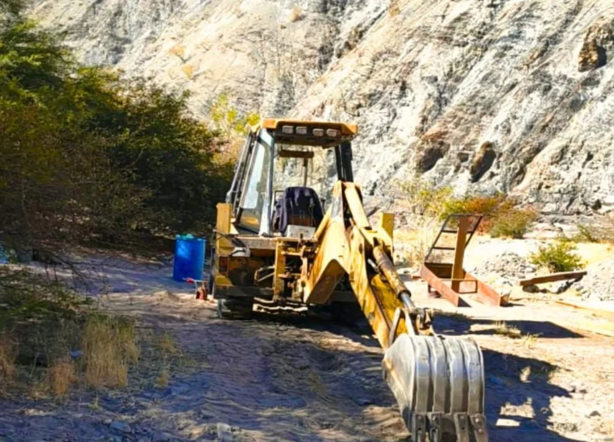 En el &aacute;rea minera Coraz&oacute;n Valiente, ubicada entre los departamentos de Tarija y Chuquisaca., se explotaba oro. Foto AJAM