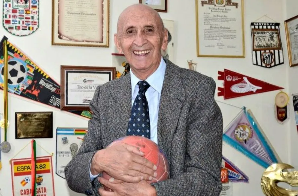 Don Tito de la Viña, en una de sus anteriores entrevistas. Foto: Heremoteca de la Vicepresidencia.