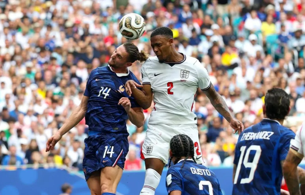 Incidencia del partido Inglaterra vs. Francia, que marcó un récord de goles en un partido por el tercer puesto. Foto: BRF