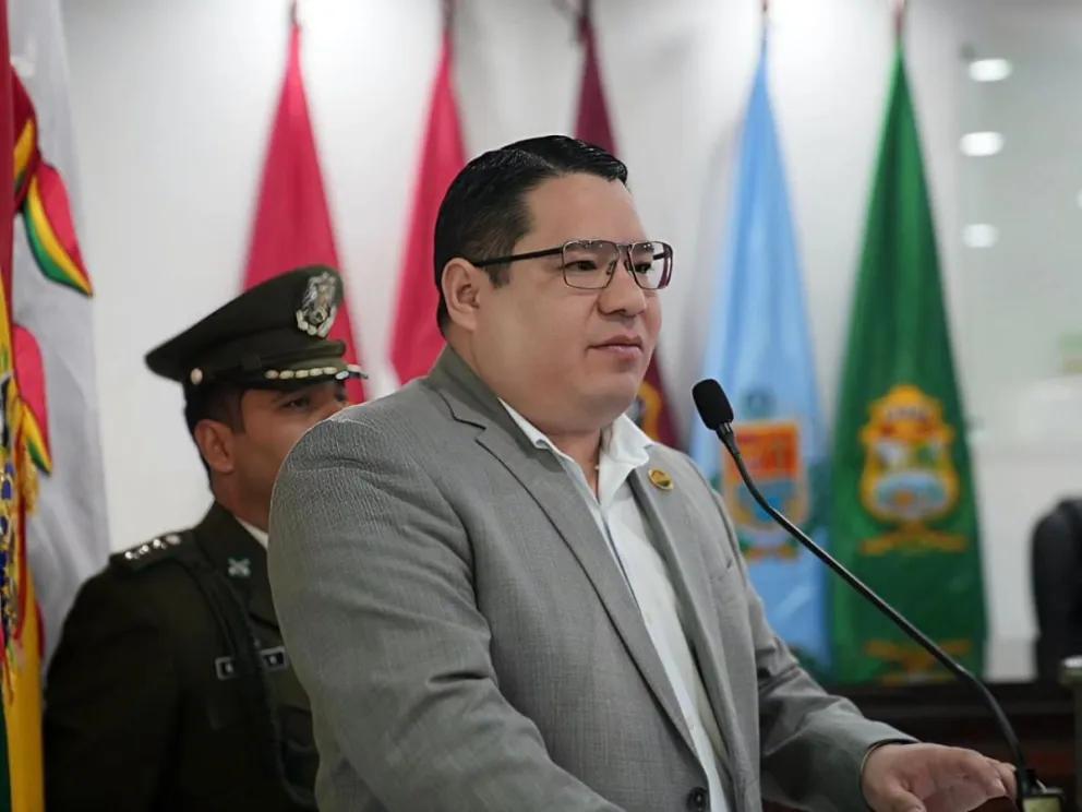 El fiscal general del Estado, Roger Mariaca, en una imagen de archivo. Foto: FGE