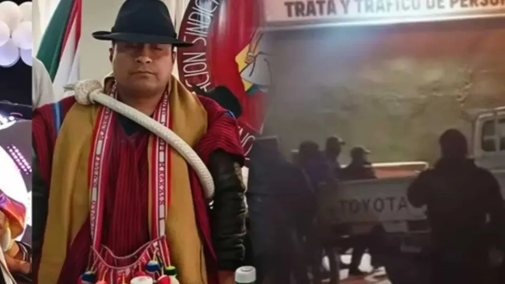 Dirigente de la Confederación Sindical Única de Trabajadores Campesinos de Bolivia (Csutcb), David Quispe Machaca. Foto: Opinión