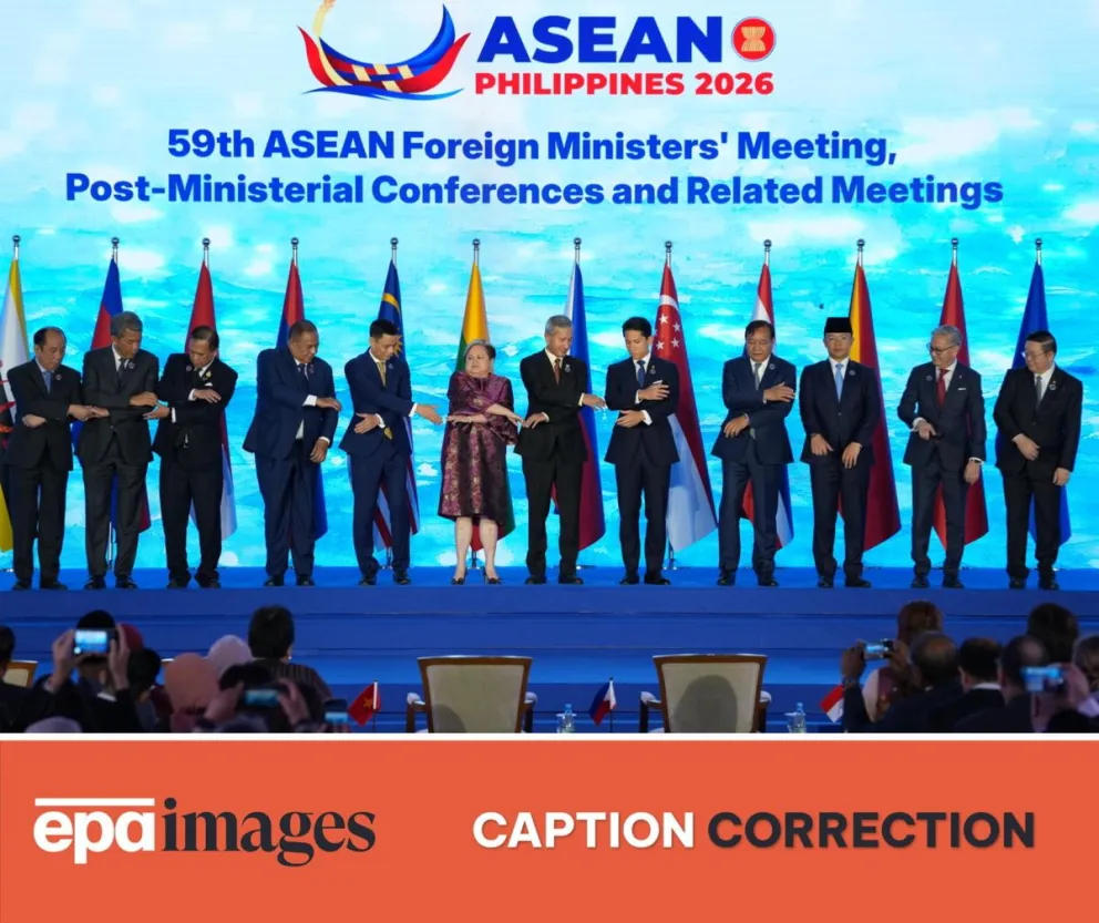 Los ministros de Asuntos Exteriores de la ASEAN. Foto: EFE/