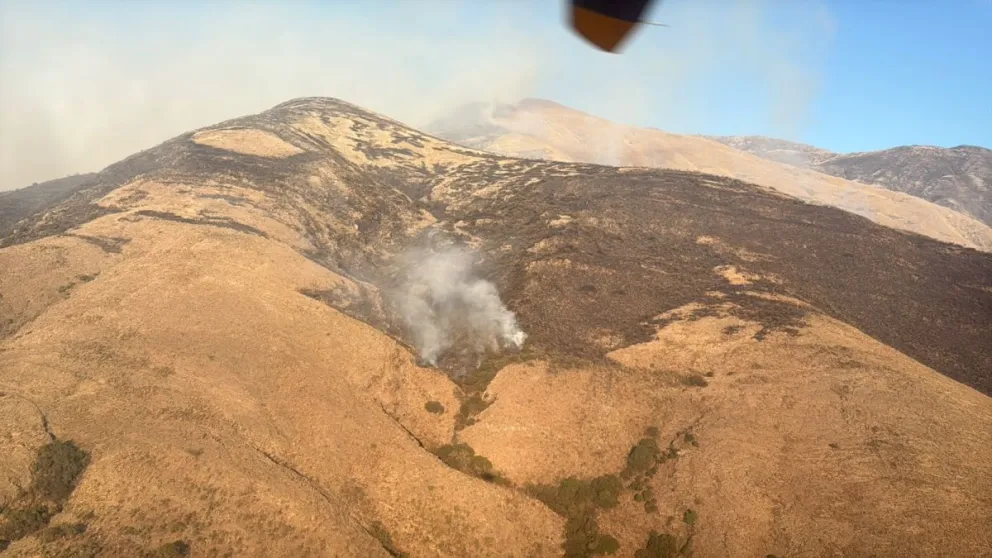 Los incendios forestales registrados en el departamento de Tarija. Foto: Gobernación de Tarija