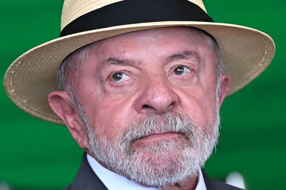El presidente de Brasil, Luiz Inácio Lula da Silva, en el Palacio de Planalto en Brasilia (Brasil). Foto: EFE