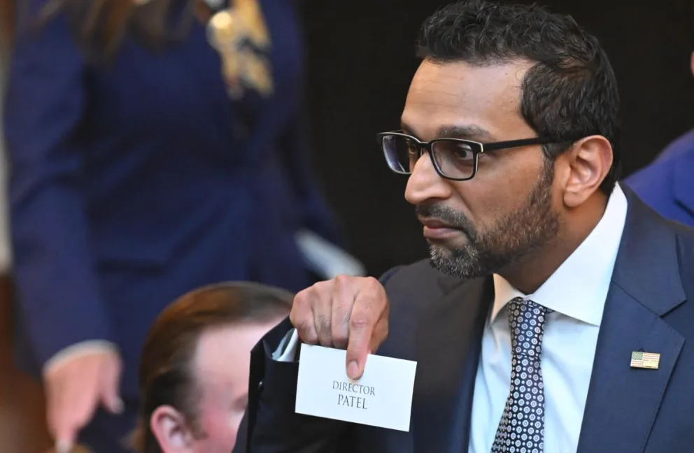 El director del FBI, Kash Patel, en la Casa Blanca. Foto: EFE 