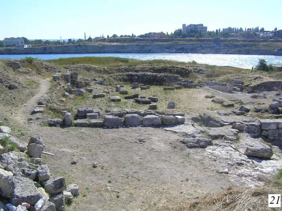 El comité de la Unesco decidió este jueves inscribir en el listado de patrimonio mundial en peligro la antigua ciudad griega del Quersoneso táurico, en la península de Crimea. Foto: EFE