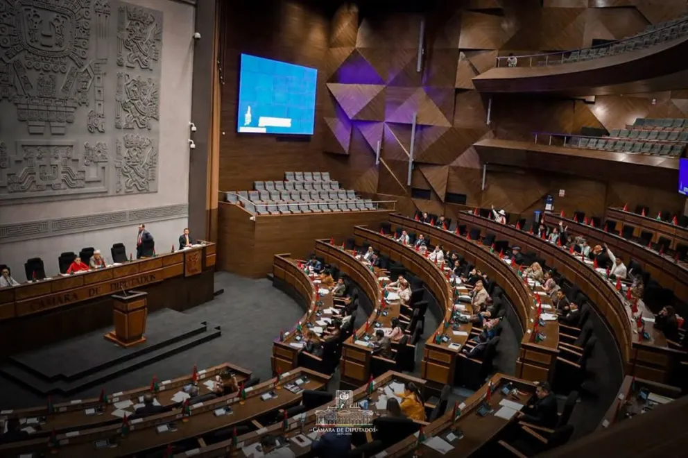 La sesión de la Cámara de Diputados en la que se aprobó un crédito por 500 millones de dólares. Foto: Cámara de Diputados