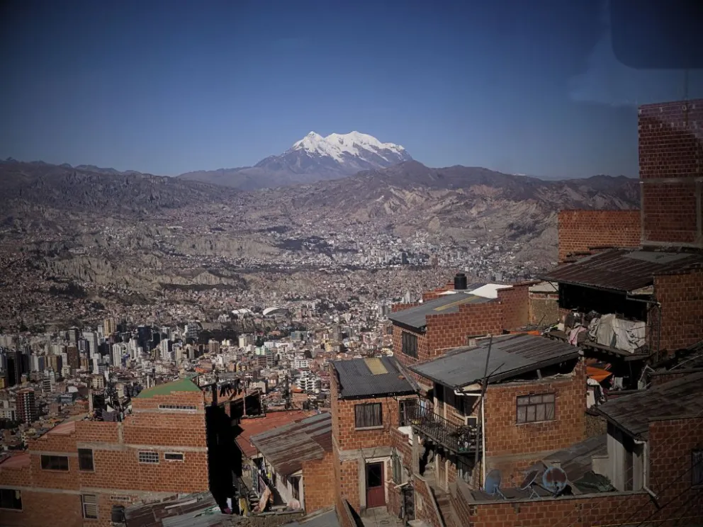 La ciudad de La Paz y el Illimani. Foto: José Fernández