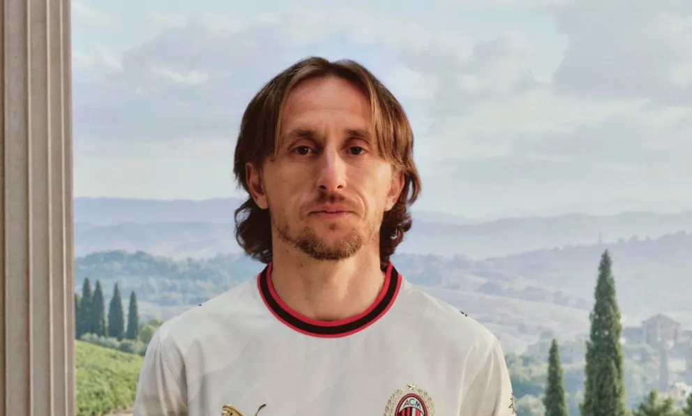 El croata Luka Modric. Foto: EFE.