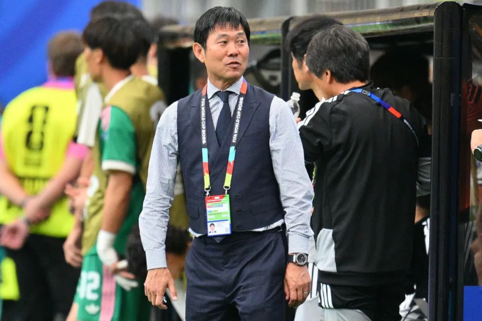 Hajime Moriyasu, durante el Mundial 2026. Foto: EFE.