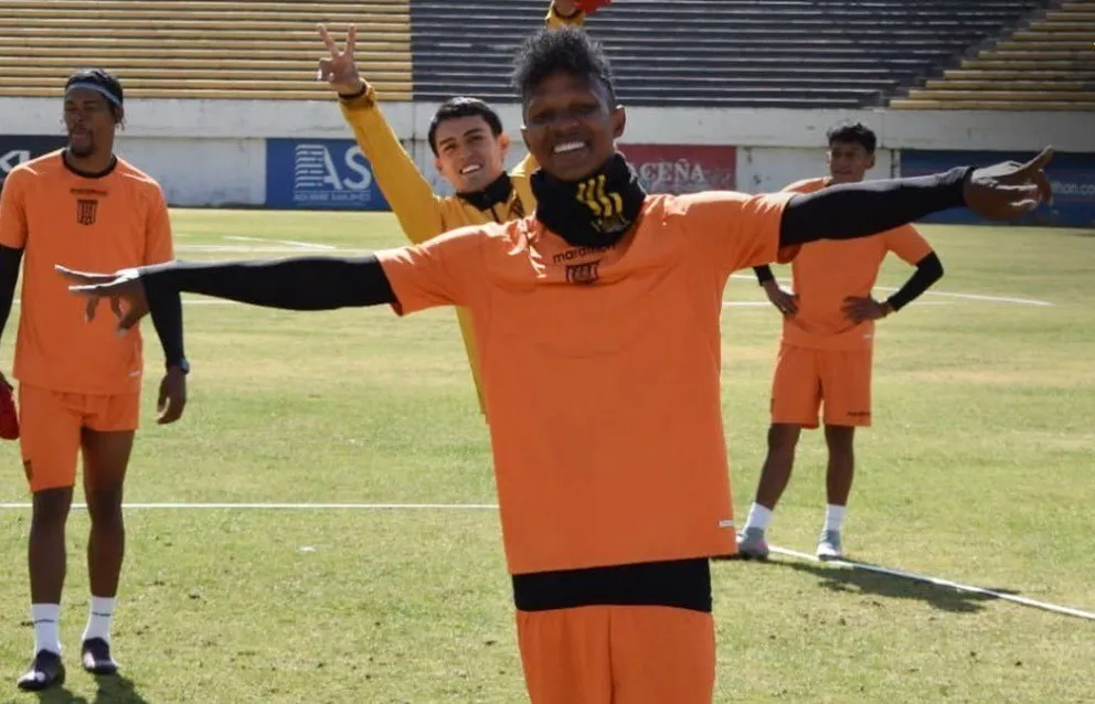 Adrián Estacio, delantero del club The Strongest. Foto. TS