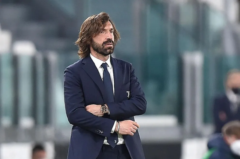 El exentrenador de la Juventus de Turín, Andrea Pirlo, durante un partido de la Serie A. Crédito: EFE