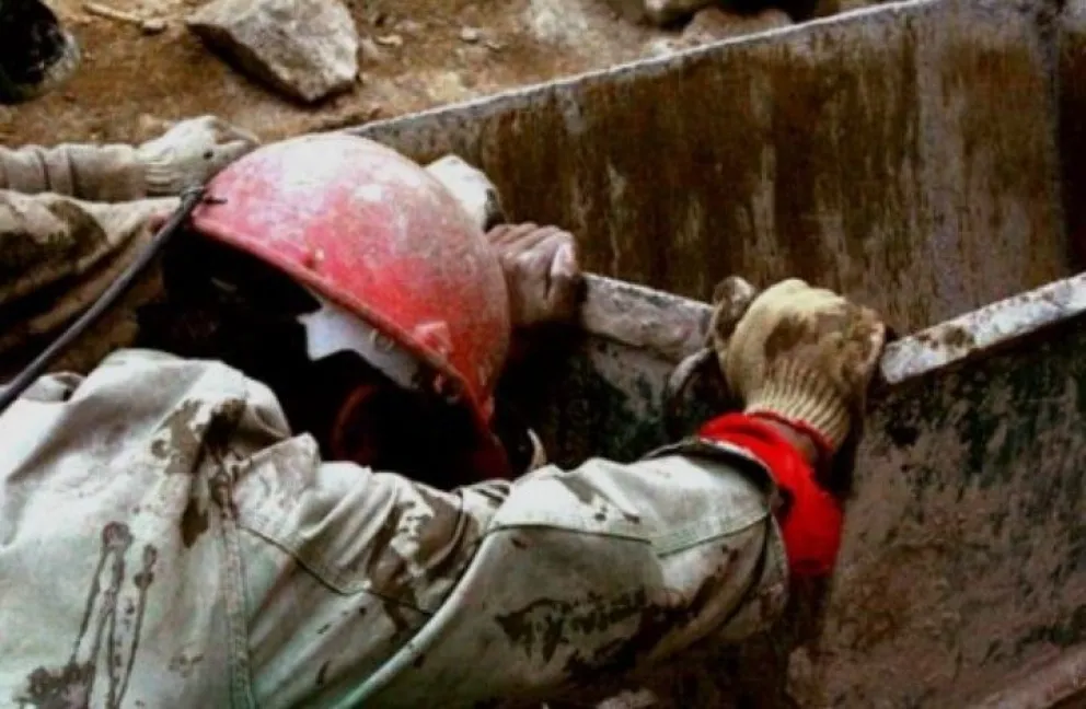 Una imagen referencial de un minero. Foto: ABI