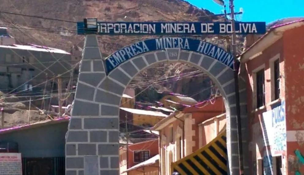 La empresa minera Huanuni. Foto: RRSS/Facebook