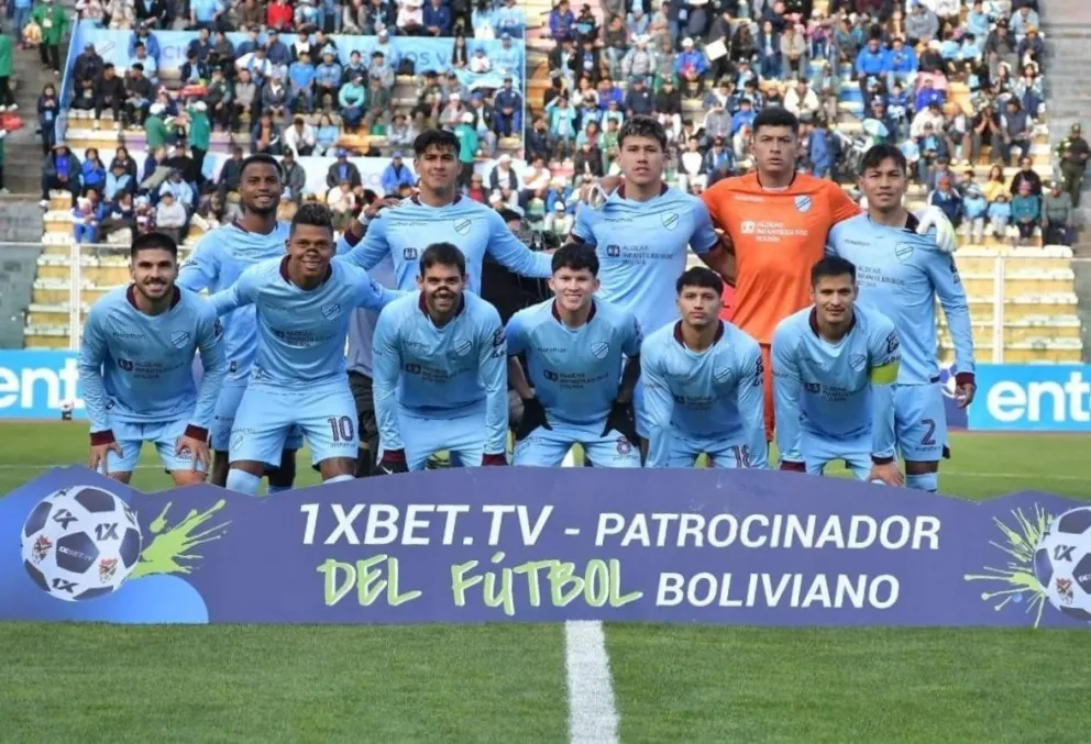 El onceno celeste que enfrentó a Real Potosí. Foto: APG.