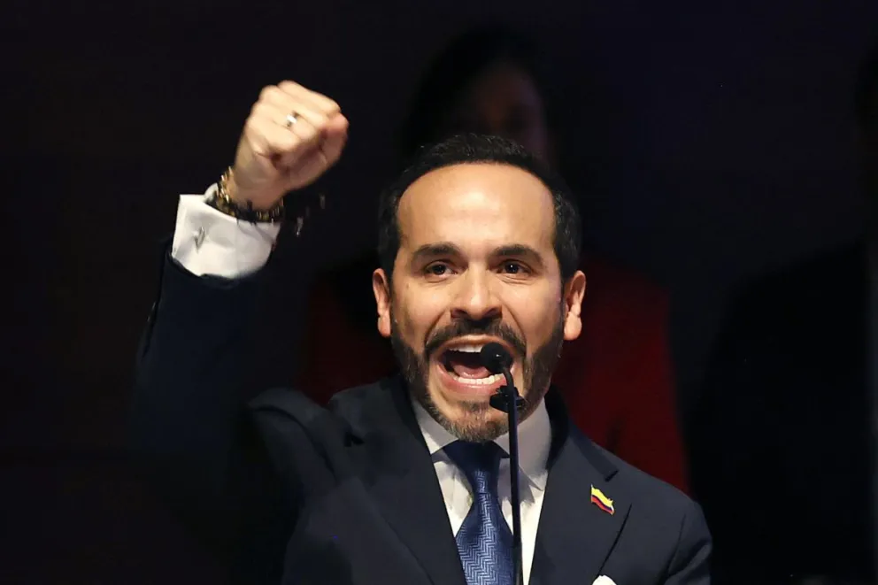 El presidente electo de Colombia, Abelardo de la Espriella, fue captado este 24 de julio, durante el evento 'CAF, un aliado estratégico de Colombia 2026-2030', en Medellín (Colombia). Foto: EFE/